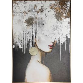 Obraz s ručně malovanými prvky 70x100 cm Mary – Styler
