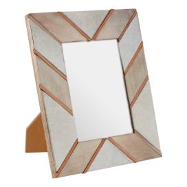Bílo-béžový dřevěný rámeček 22x28 cm Bowerbird – Premier Housewares Bonami.cz