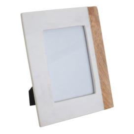 Kamenný rámeček v bílo-přírodní barvě 20x25 cm Sena – Premier Housewares Bonami.cz
