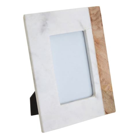 Kamenný rámeček v bílo-přírodní barvě 18x23 cm Sena – Premier Housewares Bonami.cz