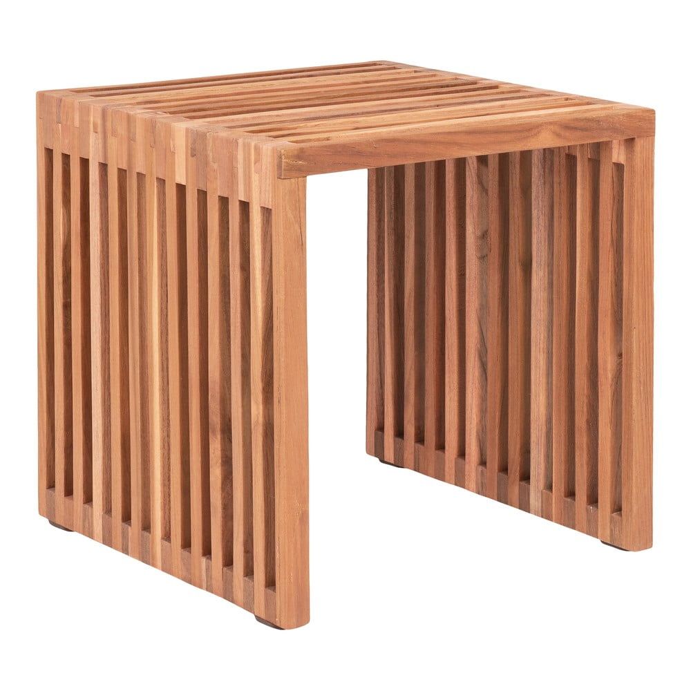 Odkládací stolek z teakového dřeva 40x40 cm Pego – House Nordic - Bonami.cz