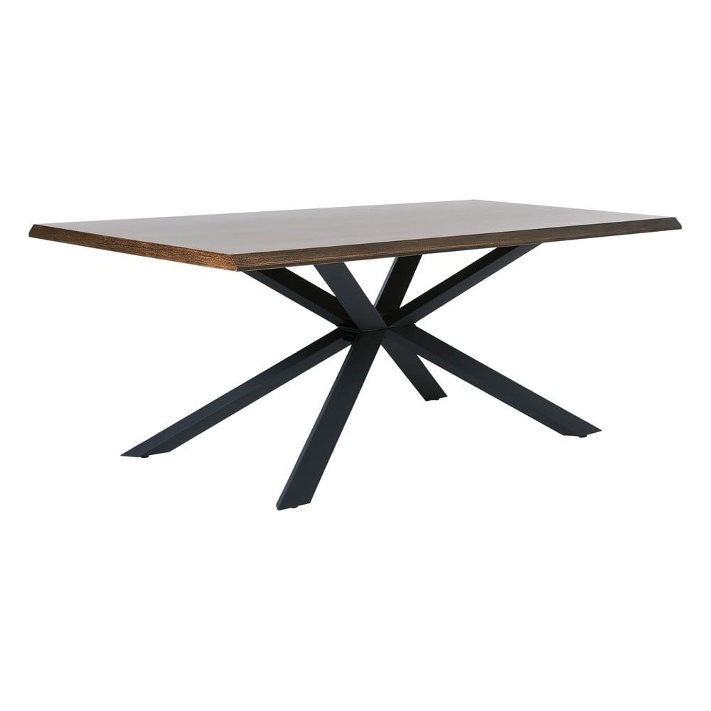 Jídelní stůl s deskou v dubovém dekoru 100x200 cm Arno – Unique Furniture - Bonami.cz