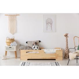 Dětská postel z borovicového dřeva 90x200 cm Box 2 - Adeko