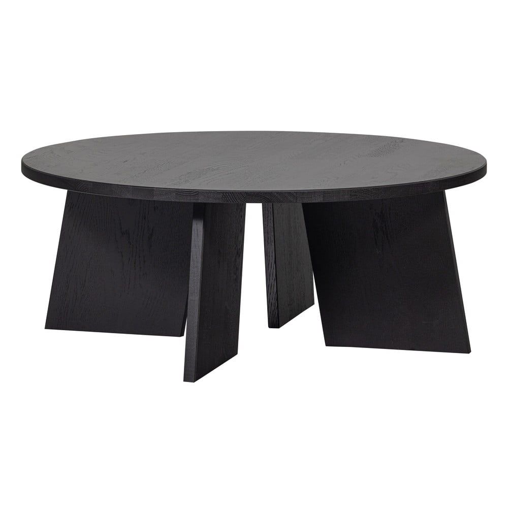 Černý kulatý konferenční stolek ø 90 cm Fries – Basiclabel  - Bonami.cz