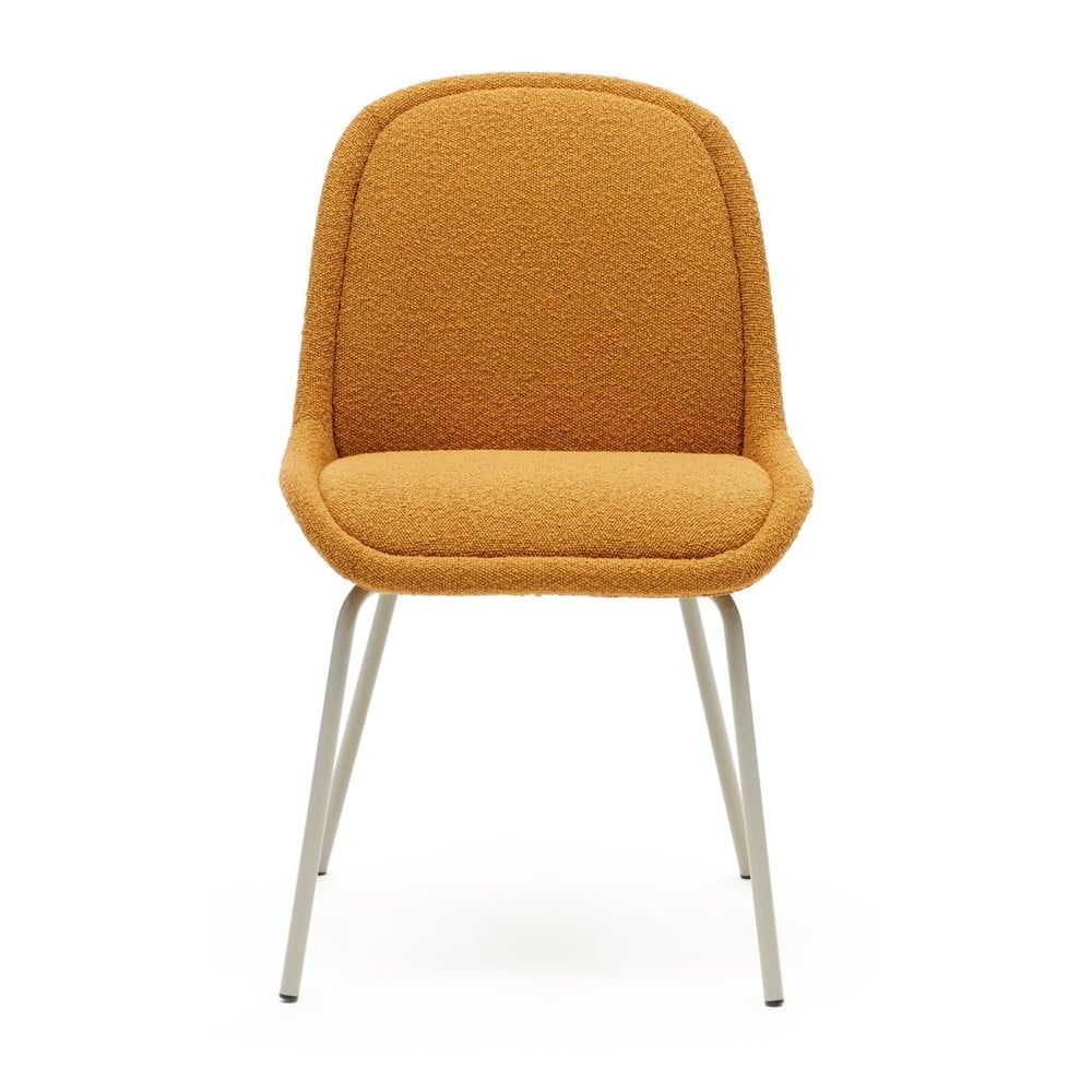 Jídelní židle v hořčicové barvě v sadě 4 ks Aimin – Kave Home - Bonami.cz