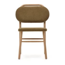 Khaki jídelní židle v sadě 2 ks Helda – Kave Home