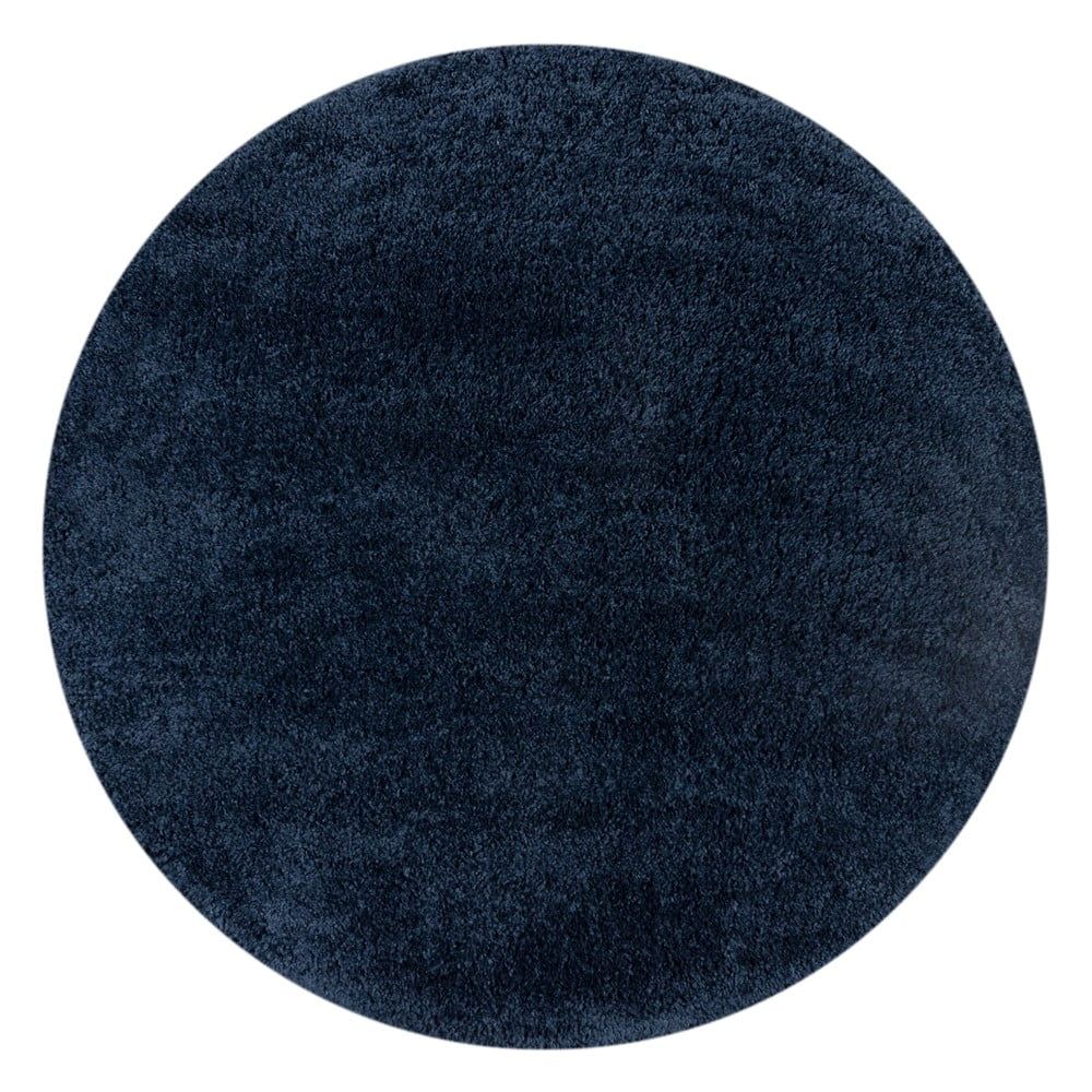 Tmavě modrý kulatý koberec ø 133 cm – Flair Rugs - Bonami.cz