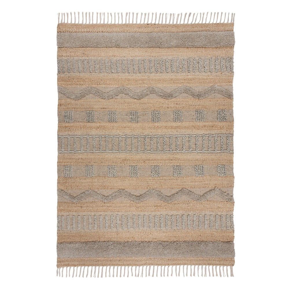 Světle šedý/v přírodní barvě koberec 120x170 cm Medina – Flair Rugs - Bonami.cz