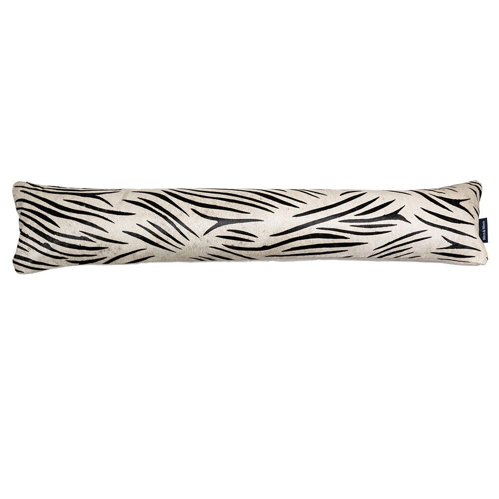 Kožený dlouhý polštář z hovězí kůže Cow zebra - 90*20*10cm Mars & More - LaHome - vintage dekorace