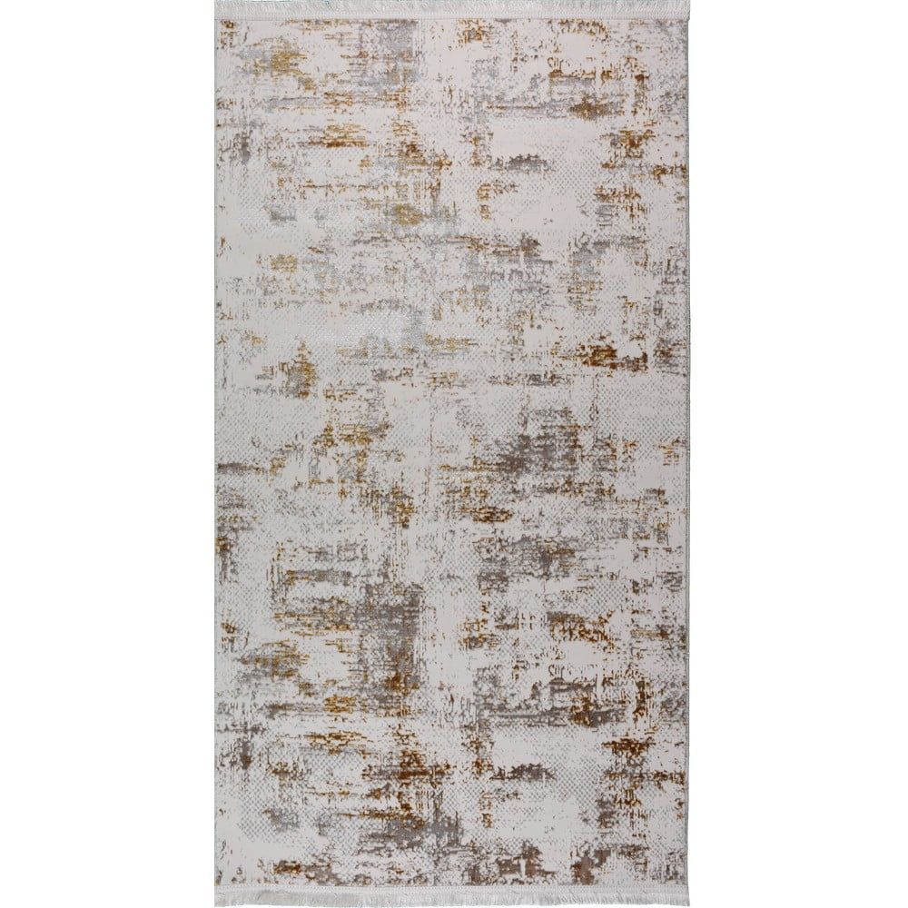 Pratelný koberec v krémovo-zlaté barvě  80x150 cm Gold – Vitaus - Bonami.cz