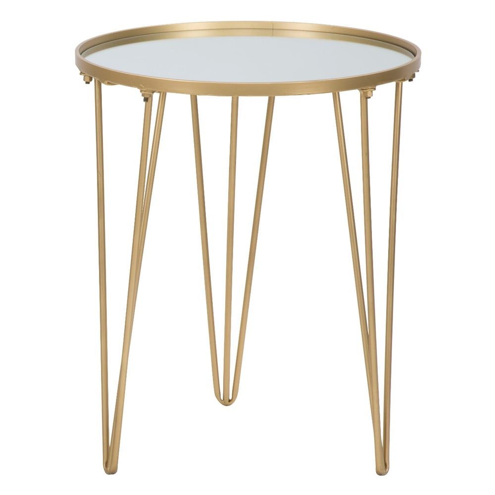 Kulatý konferenční stolek ve zlaté barvě ø 40 cm Glam – Mauro Ferretti - Bonami.cz