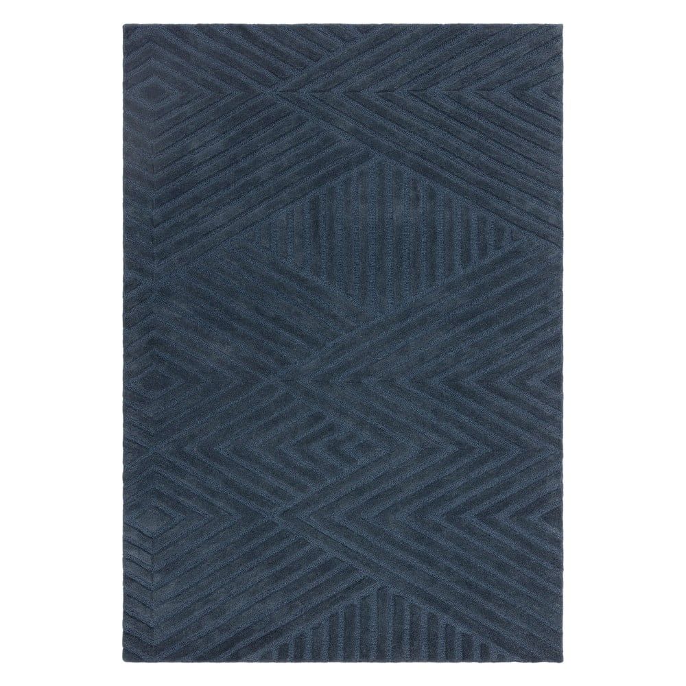 Tmavě modrý vlněný koberec 160x230 cm Hague – Asiatic Carpets - Bonami.cz