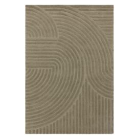 Khaki vlněný koberec 200x290 cm Hague – Asiatic Carpets Bonami.cz