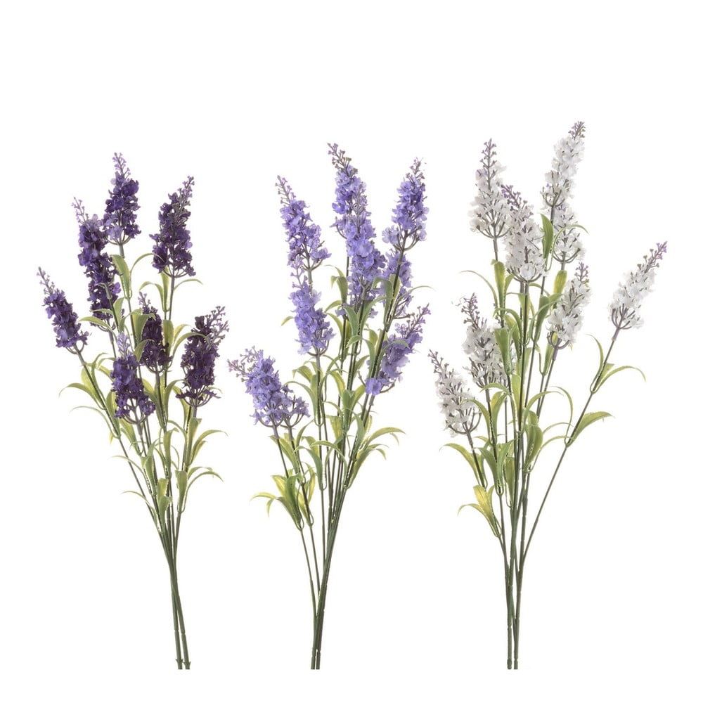 Umělé květiny v sadě 3 ks (výška 55 cm) Lavender – Casa Selección - Bonami.cz