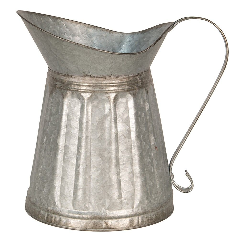 Zinkový antik dekorativní plechový džbán - 30*22*29 cm Clayre & Eef - LaHome - vintage dekorace