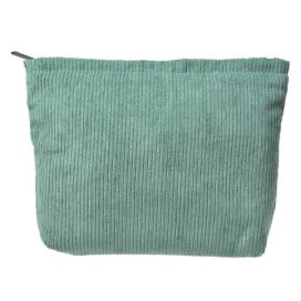 Zelená dámská toaletní taška Carina - 25*18 cm Clayre & Eef
