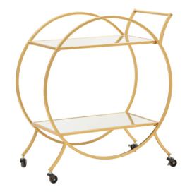Servírovací stolek na kolečkách 36.5x70 cm Round – Mauro Ferretti
