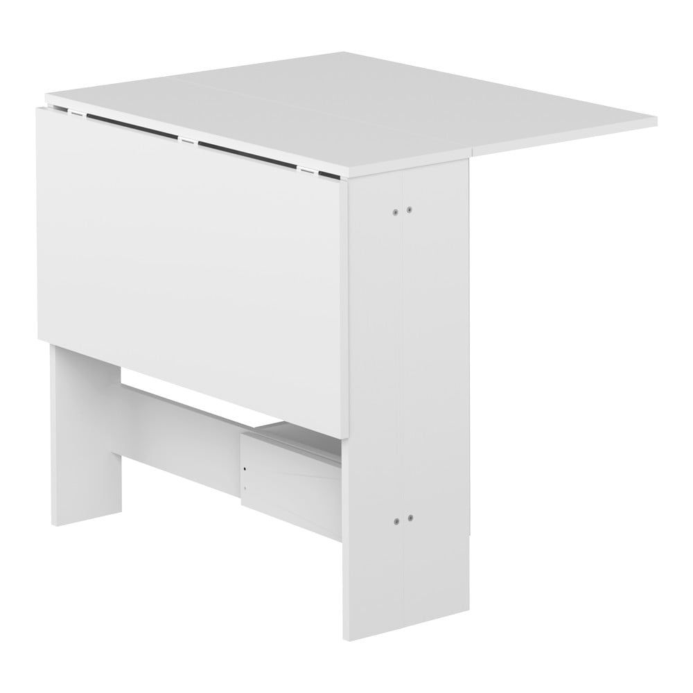 Rozkládací jídelní stůl s bílou deskou 76x28 cm Papillon – TemaHome - Bonami.cz