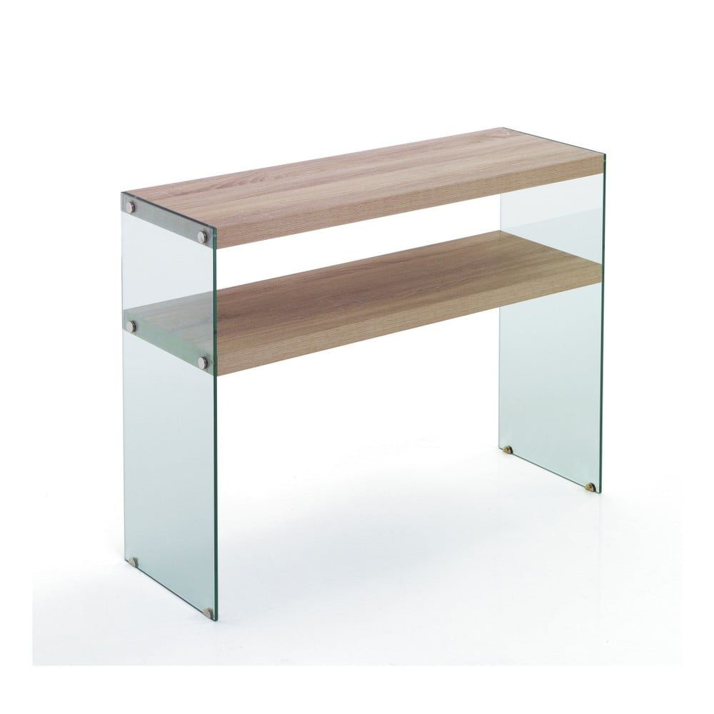 Konzolový stolek s deskou v dubovém dekoru v přírodní barvě 35x100 cm Nancy – Tomasucci - Bonami.cz