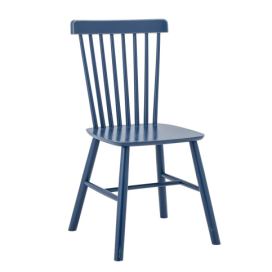 BLOOMINGVILLE Dřevěná jídelní židle MILL modrá