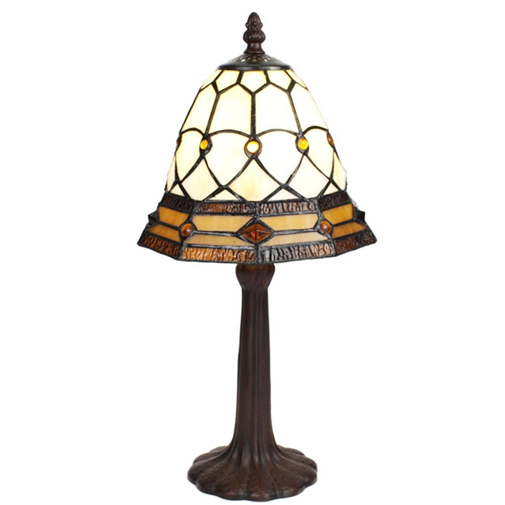 Stolní lampa Tiffany Juliana - Ø 21x39 cm E14/max 1x25W Clayre & Eef - LaHome - vintage dekorace