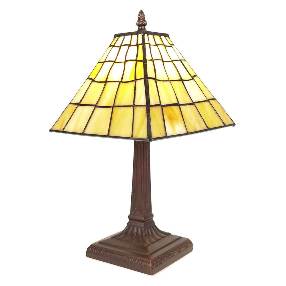 Stolní lampa Tiffany Marisol - Ø 20*34 cm E14/max 1*25W Clayre & Eef - LaHome - vintage dekorace