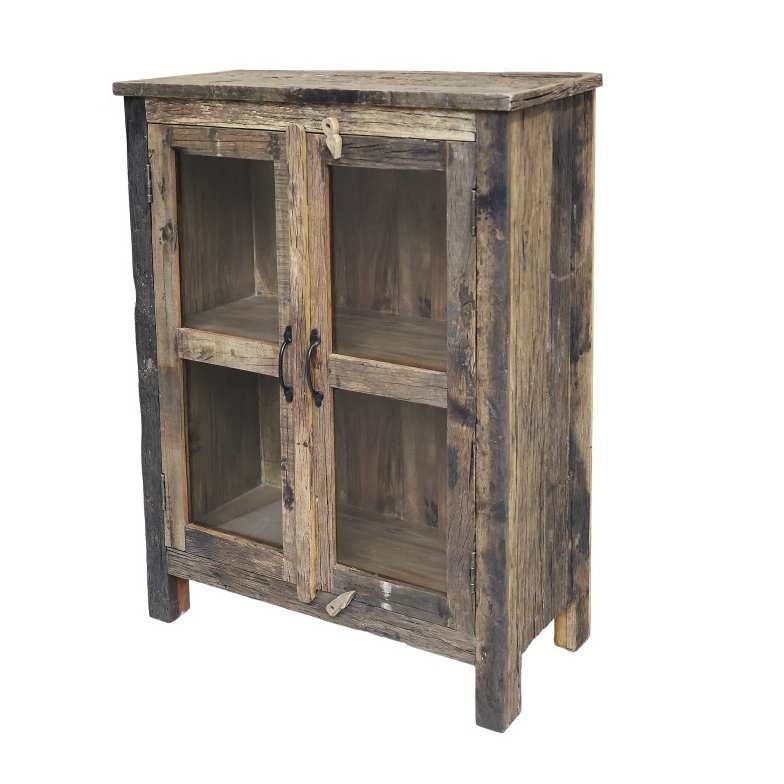Dřevěná vintage komoda Grimaud - 75*35*100 cm Chic Antique - LaHome - vintage dekorace