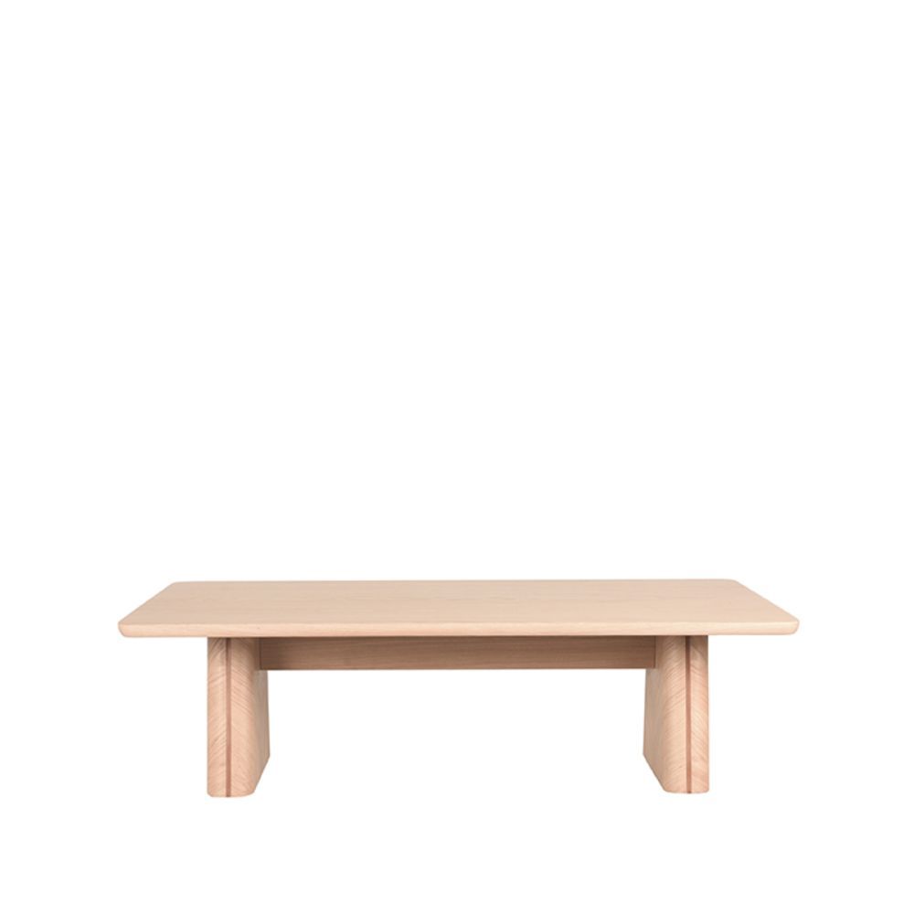 Dřevěný konferenční stolek JULE světlý 40x140 cm - iodesign.cz