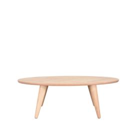 LABEL51 dřevěný konferenční stolek OLIVA světlý 70x120 cm