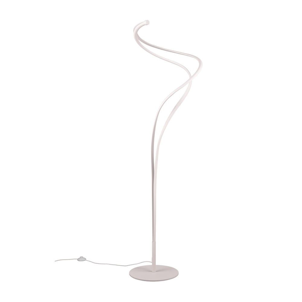 Bílá LED stojací lampa s kovovým stínidlem (výška 160 cm) Nala – Trio Select - Bonami.cz