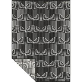 Černobílý venkovní koberec 240x330 cm Pangli Black – Hanse Home Bonami.cz