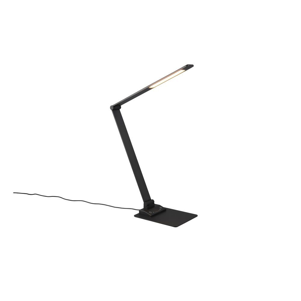 Černá LED stmívatelná stolní lampa (výška 72 cm) Travis – Trio - Bonami.cz