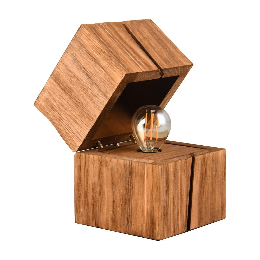 Hnědá stolní lampa (výška 16 cm) Treasure – Trio - Bonami.cz