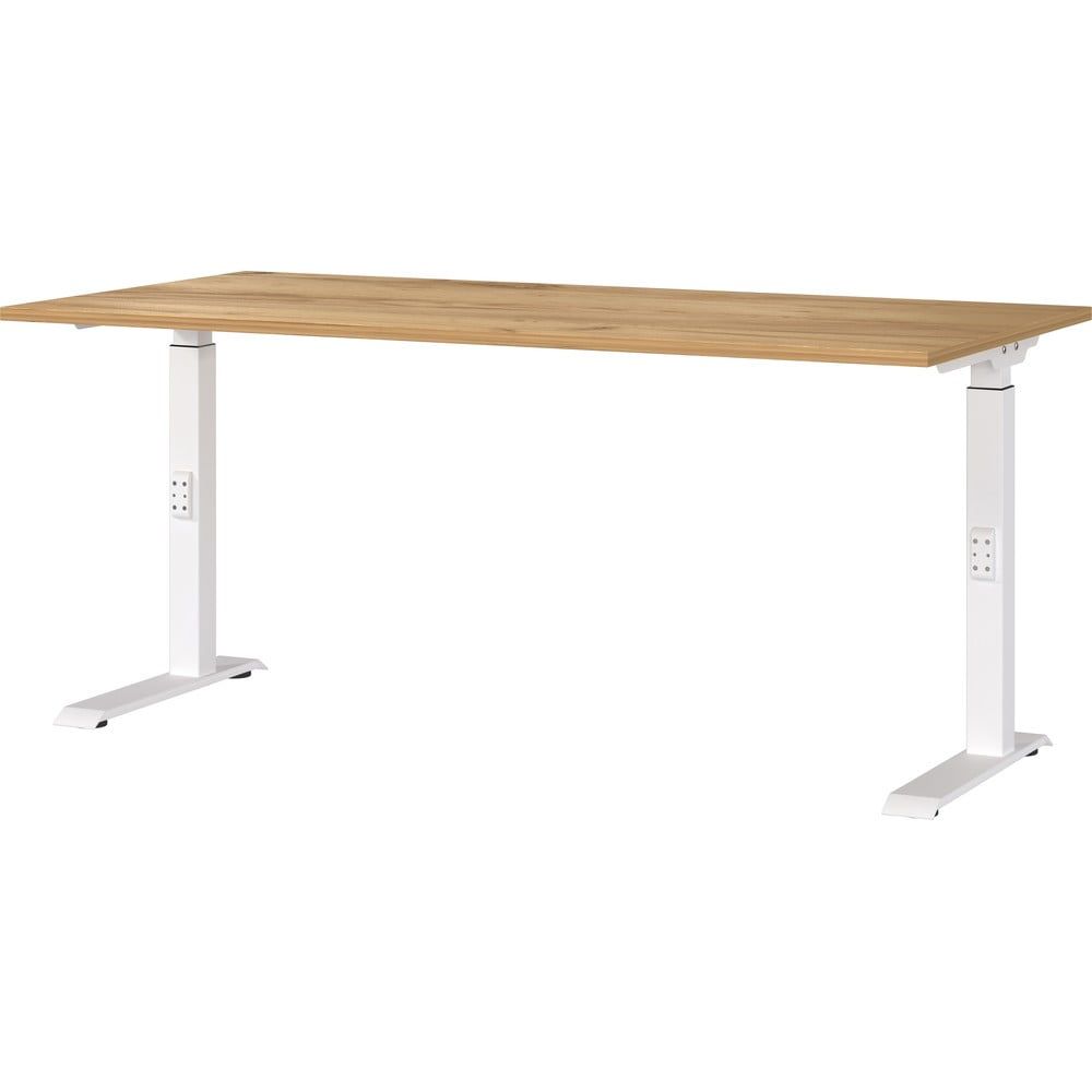 Pracovní stůl s nastavitelnou výškou s deskou v dekoru dubu 80x160 cm Downey – Germania - Bonami.cz