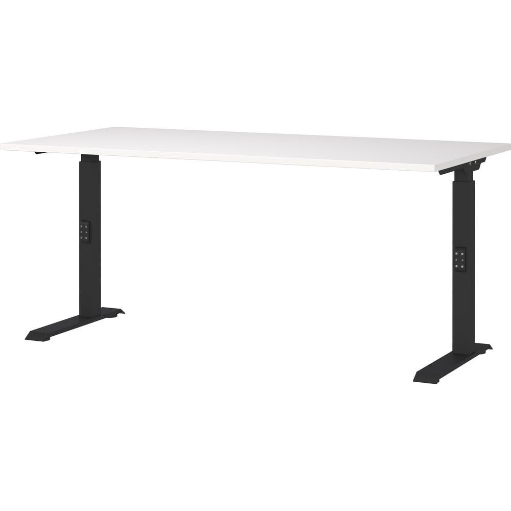 Pracovní stůl s nastavitelnou výškou s bílou deskou 80x160 cm Downey – Germania - Bonami.cz
