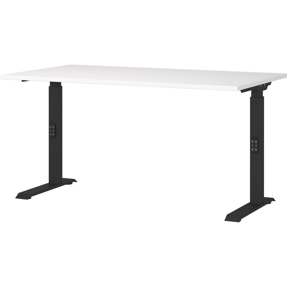 Pracovní stůl s nastavitelnou výškou s bílou deskou 80x140 cm Downey – Germania - Bonami.cz