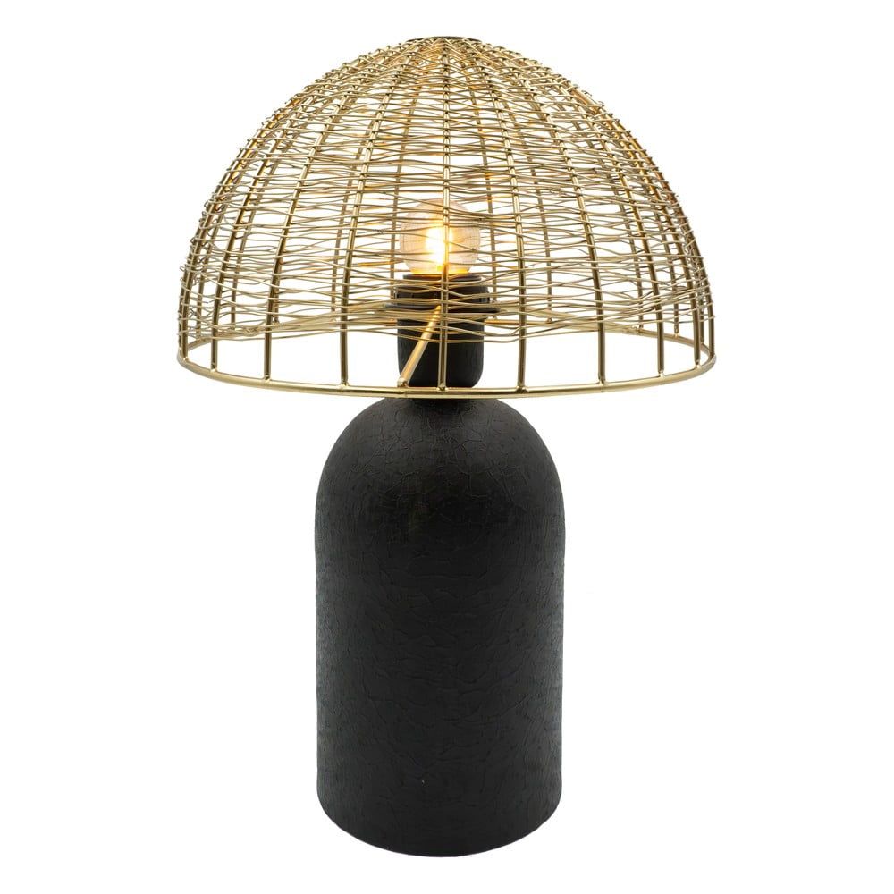 Stolní lampa v černo-zlaté barvě (výška 36 cm) – Antic Line - Bonami.cz