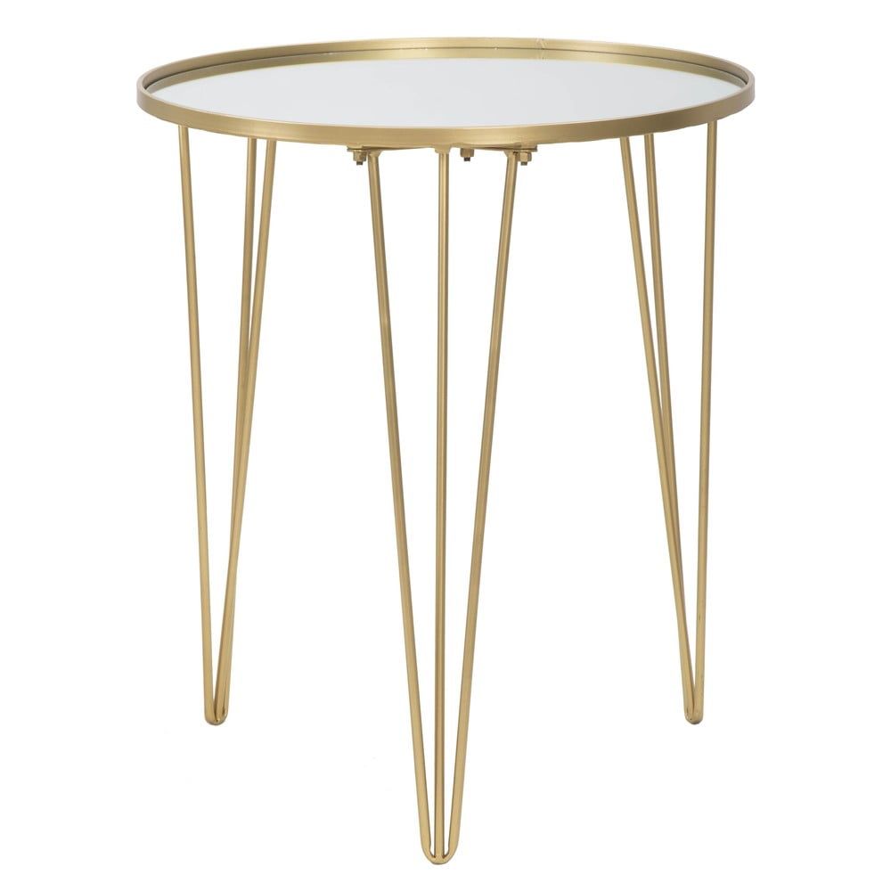 Kulatý konferenční stolek ve zlaté barvě ø 50 cm Glam – Mauro Ferretti - Bonami.cz