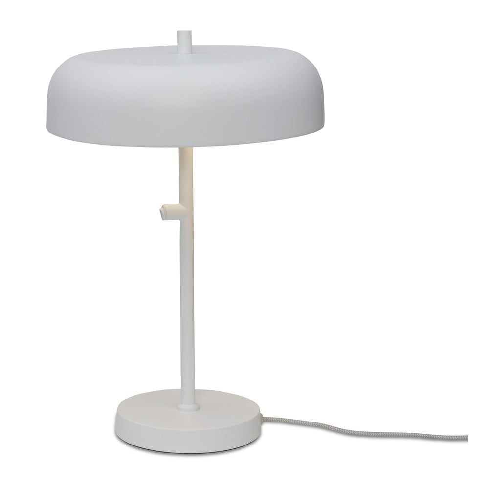 Bílá stolní lampa s kovovým stínidlem (výška 45 cm) Porto L – it\'s about RoMi - Bonami.cz
