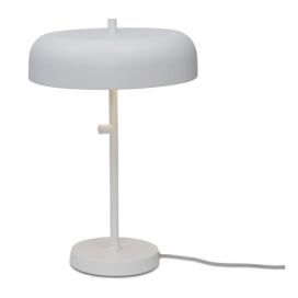 Bílá stolní lampa s kovovým stínidlem (výška 45 cm) Porto L – it\'s about RoMi