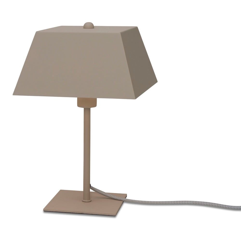 Béžová stolní lampa s kovovým stínidlem (výška 31 cm) Perth – it\'s about RoMi - Bonami.cz