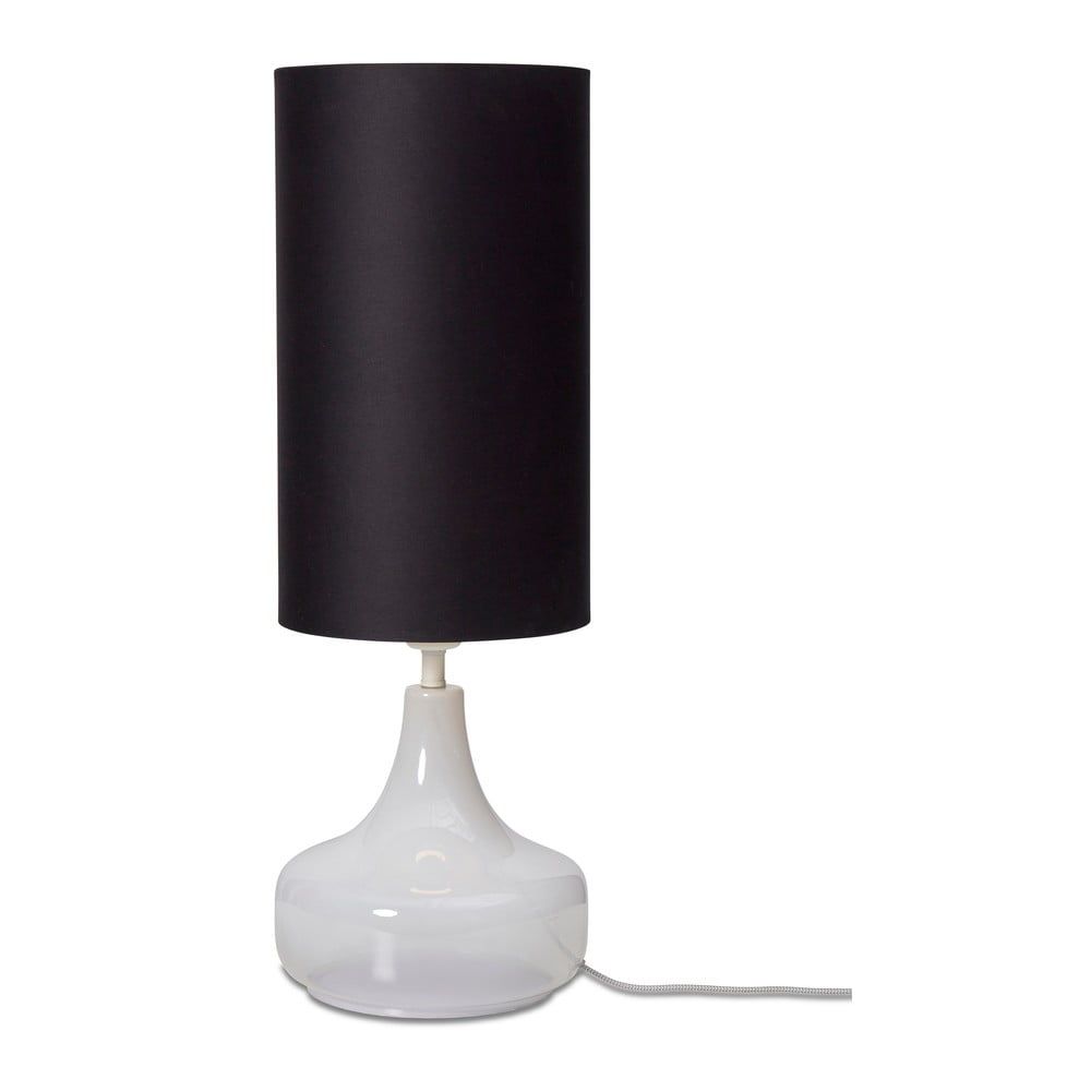 Černá stolní lampa s textilním stínidlem (výška 75 cm) Reykjavik – it\'s about RoMi - Bonami.cz