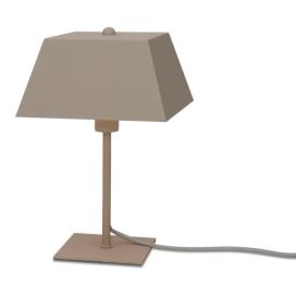 Béžová stolní lampa s kovovým stínidlem (výška 31 cm) Perth – it\'s about RoMi