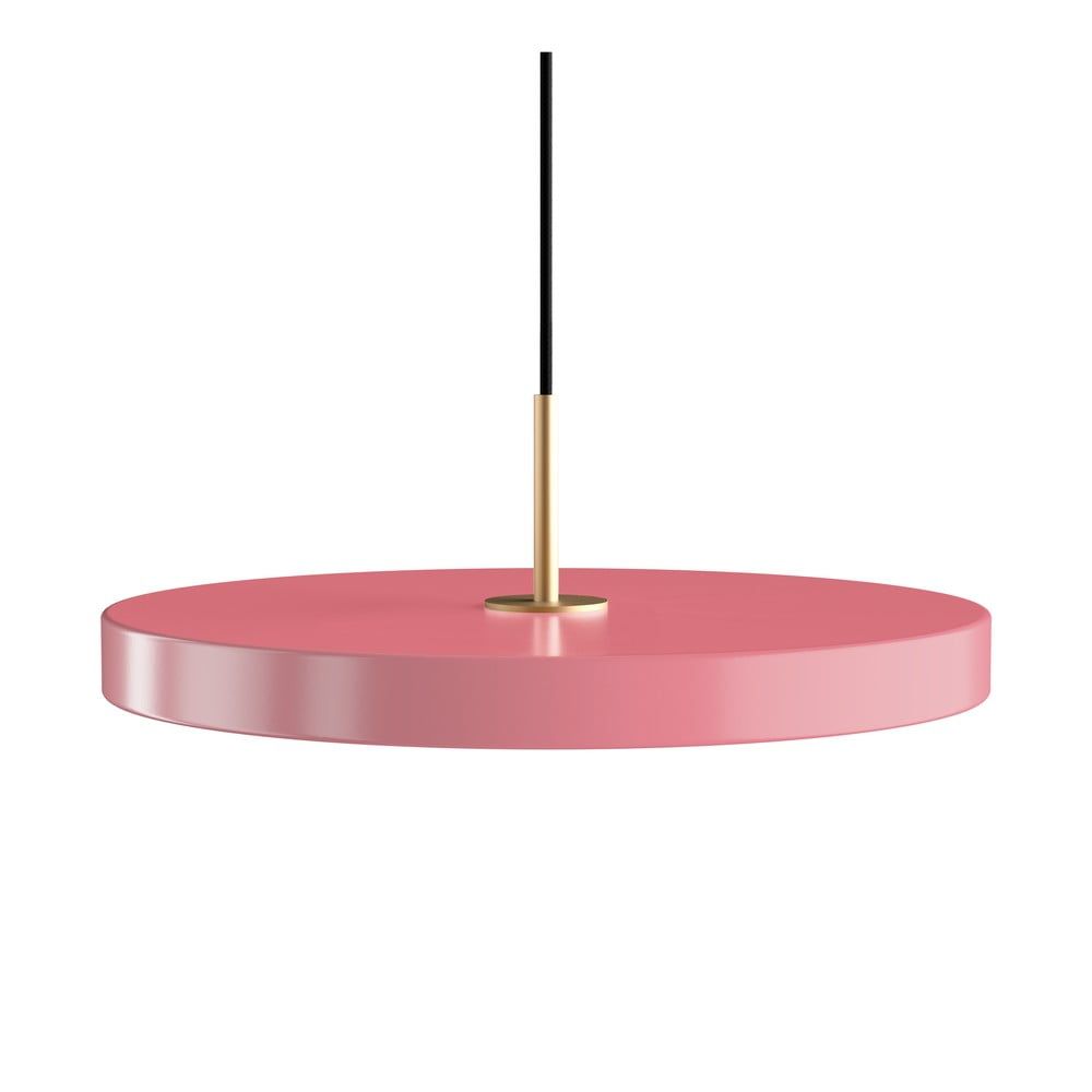 Růžové LED závěsné svítidlo s kovovým stínidlem ø 43 cm Asteria Medium – UMAGE - Bonami.cz