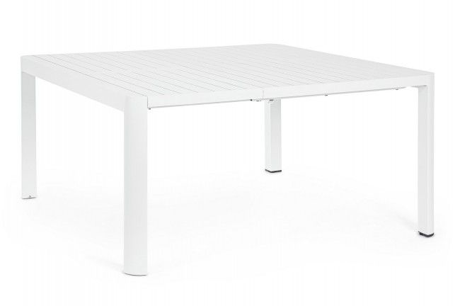 BIZZOTTO Rozkládací zahradní stůl KIPLIN 97/149x149 cm bílý - iodesign.cz