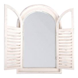 Venkovní zrcadlo s dřevěným rámem 37x59 cm – Esschert Design Bonami.cz