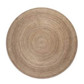 Oboustranný jutový kulatý koberec v přírodní barvě ø 200 cm Braided Grey – Hanse Home Bonami.cz