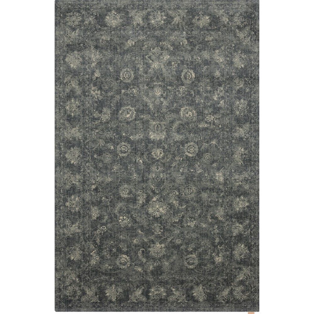 Šedý vlněný koberec 200x300 cm Calisia Vintage Flora – Agnella - Bonami.cz
