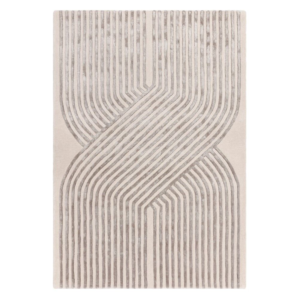 Krémový ručně tkaný koberec s příměsí vlny 160x230 cm Matrix – Asiatic Carpets - Bonami.cz