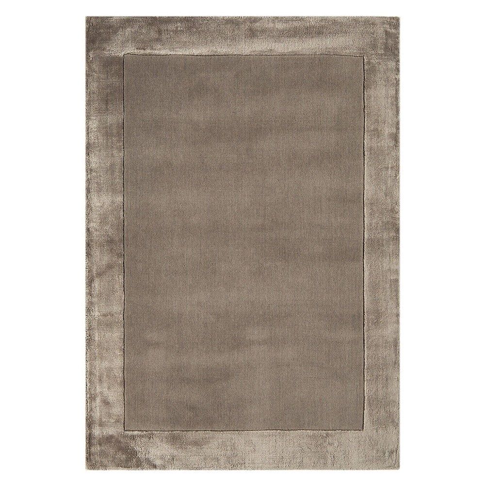 Hnědý ručně tkaný koberec s příměsí vlny 160x230 cm Ascot – Asiatic Carpets - Bonami.cz